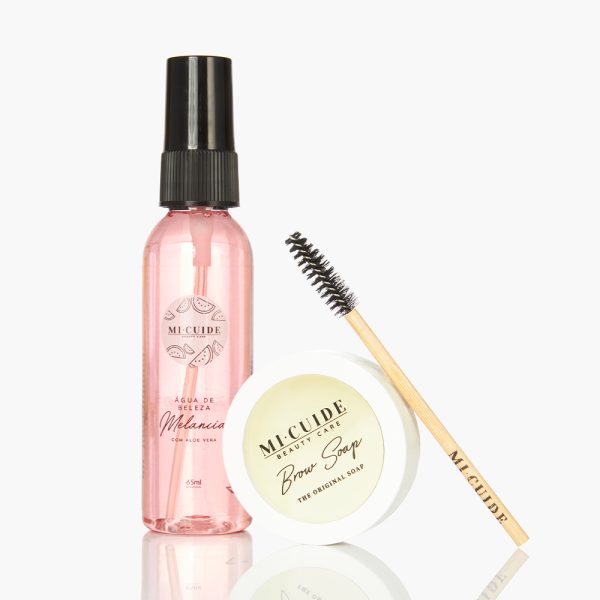 Kit Brow Soap 10g + Escova para Sobrancelhas + Água de Beleza Melancia