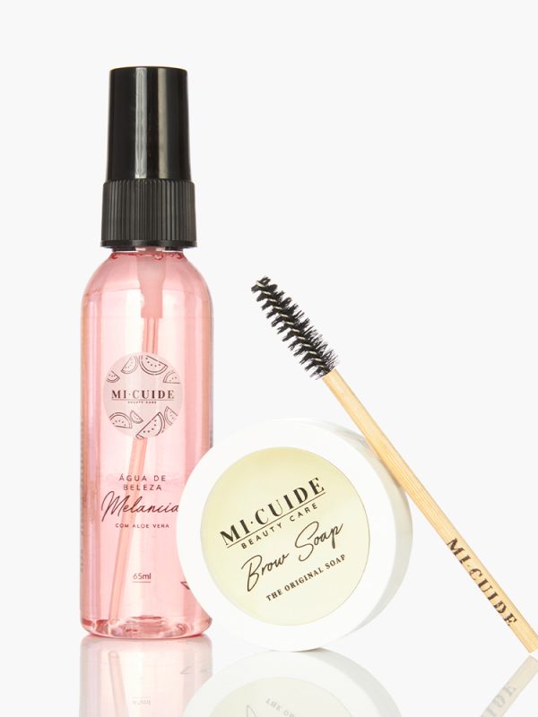 Kit Brow Soap 10g + Escova para Sobrancelhas + Água de Beleza Melancia
