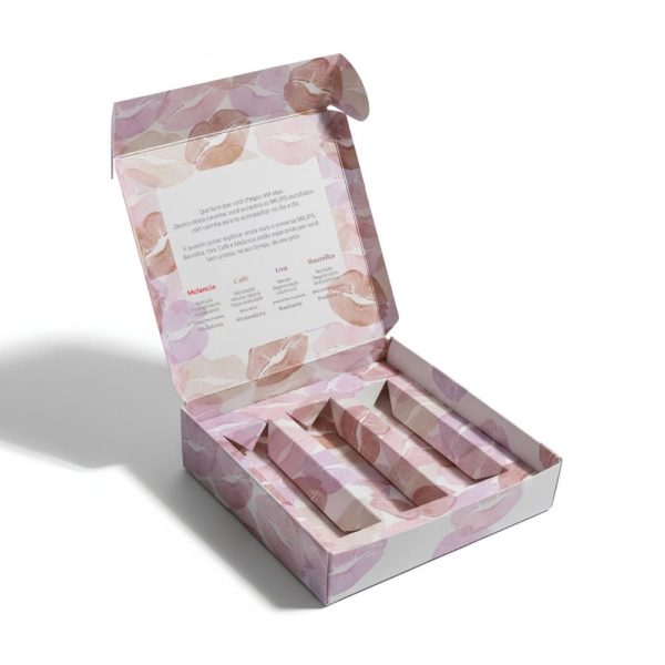 Caixa Presente MiLips - Divisória Tripla